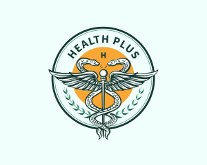 Medical Health Caduceus logo design