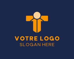 Office - Professional Circle Letter T logo design