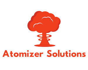 Mushroom Cloud Explosion logo design