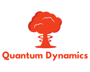 Physics - Mushroom Cloud Explosion logo design