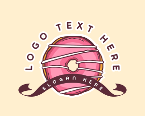 Sweet Donut Dessert Logo