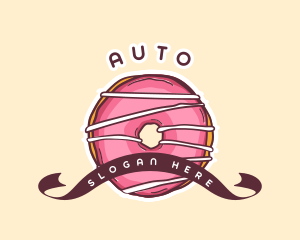 Sweet Donut Dessert Logo