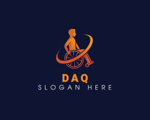 Organizations - Medical Disability Wheelchair logo design