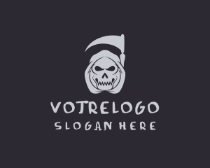 Villain - Skull Death Creature logo design