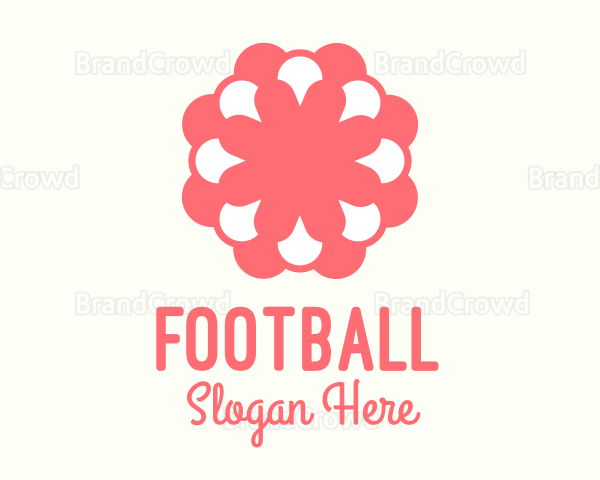 Pink Flower Florist Logo