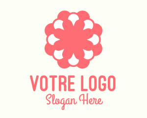 Pink Flower Florist  Logo