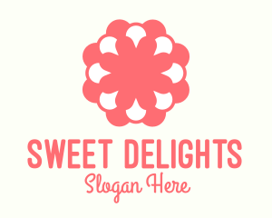 Pink Flower Florist  logo design