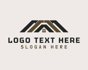 Roofing - Roofing Real Estate logo design