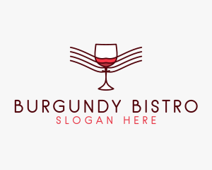 Liquor Winery Bistro logo design