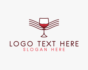 Liquor Bar - Liquor Winery Bistro logo design