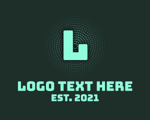 Letter - Turquoise Green Letter logo design