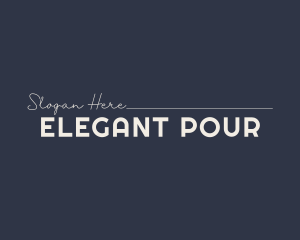 Elegant Apparel Brand logo design