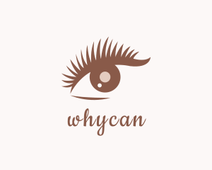 Eyebrow - Lady Beauty Eyelash logo design