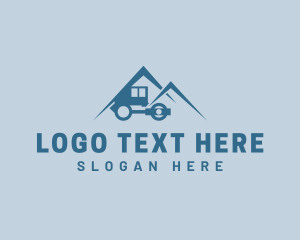 Tools - Road Roller Mountain logo design