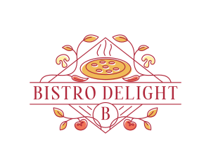 Gourmet Pizza Restaurant logo design