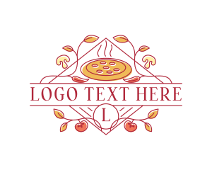 Gourmet Pizza Restaurant logo design