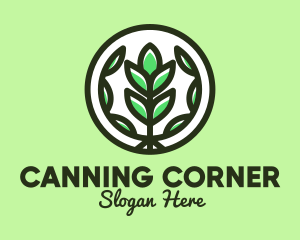 Organic Farming Emblem logo design