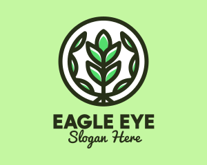 Organic Farming Emblem logo design