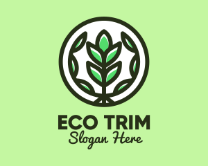 Organic Farming Emblem logo design