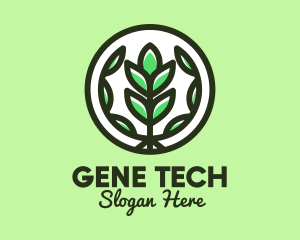 Organic Farming Emblem logo design