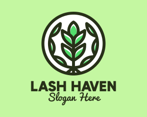 Organic Farming Emblem logo design