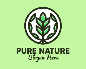 Organic - Organic Farming Emblem logo design