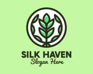 Organic Farming Emblem logo design