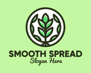 Organic Farming Emblem logo design