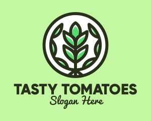 Organic Farming Emblem logo design