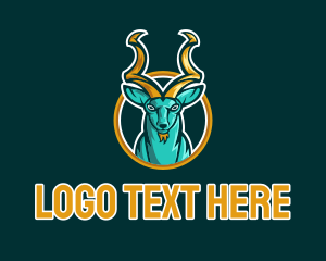 Savannah - Antelope Sports Mascot logo design