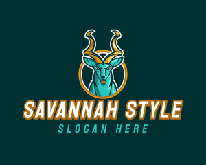 Savannah - Antelope Horn Sports logo design