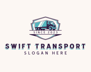 Transportation - Truck Vehicle Transportation logo design