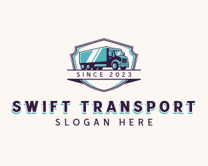 Truck Vehicle Transportation logo design