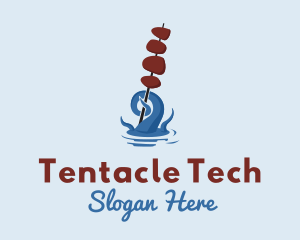 Tentacle - Seafood Skewer Restaurant logo design