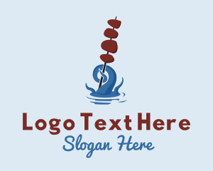 Tentacle - Seafood Skewer Restaurant logo design