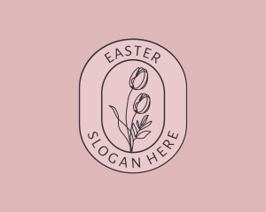 Tulip Beauty Flower Logo