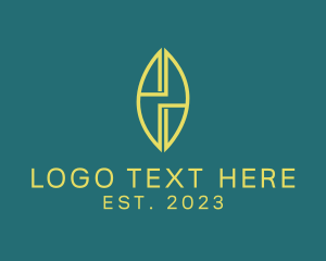 Minimalist - Monoline Letter H Surfboard logo design