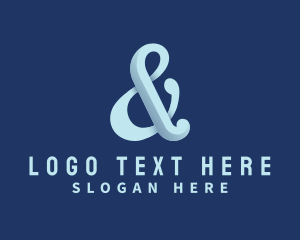 Ligature - Upscale Business Ampersand logo design