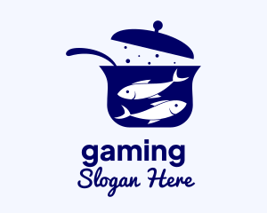 Fish Cooking Pot Logo