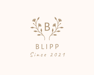 Plant Foliage Wreath logo design