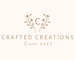 Plant Foliage Wreath logo design