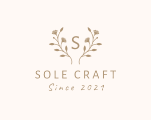 Plant Foliage Wreath logo design