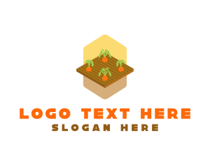 Carrot - Carrot Plant Farm logo design