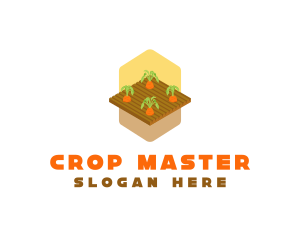 Carrot Plant Farm logo design