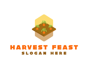 Carrot Plant Farm logo design