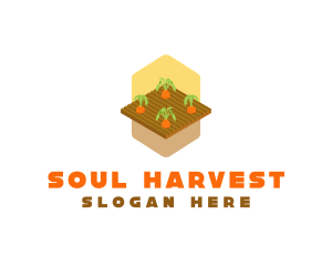 Carrot Plant Farm logo design