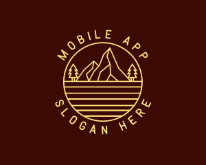 Explore - Outdoor Mountain Travel logo design