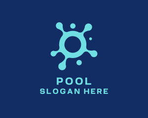 Paint Blob Splatter logo design