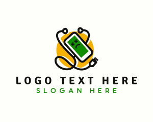 Mobile - Mobile Phone Stethoscope logo design