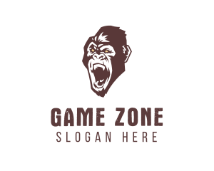 Angry Wild Gorilla logo design